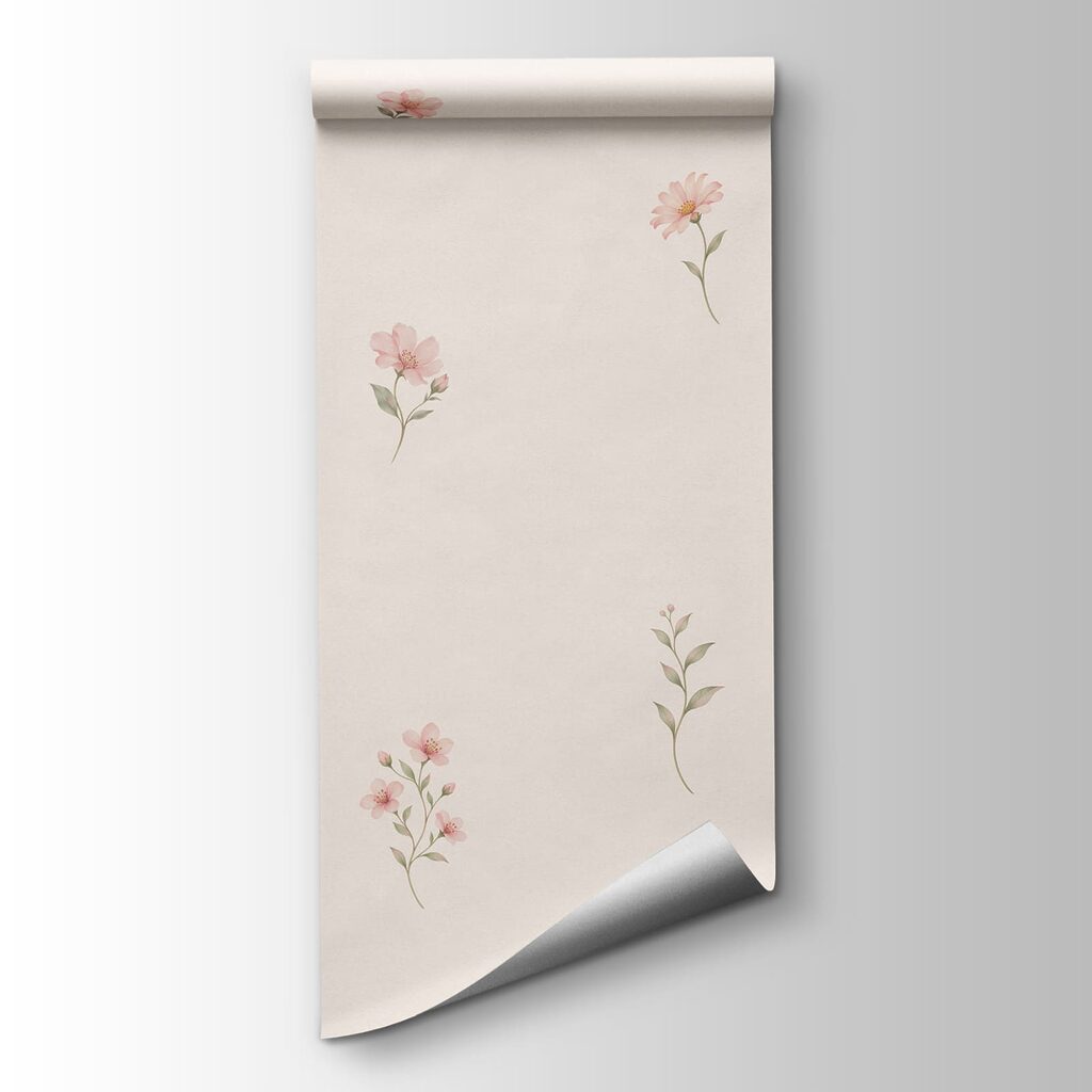 Wall mural Delicate floral pattern for any space (SKU: t01095)