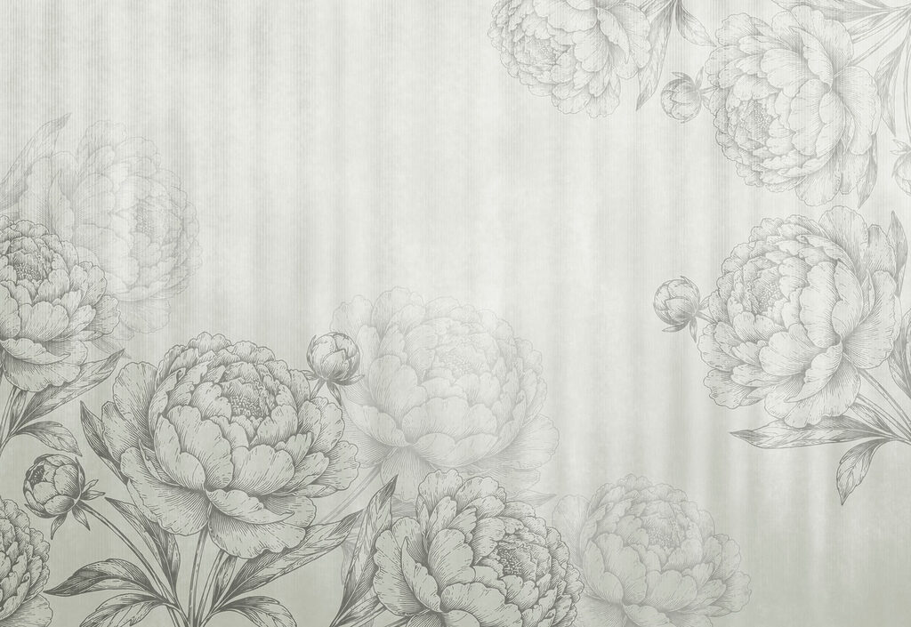 Wall mural Delicate floral patterns in soft hues (SKU: t01097v1) Wall mural Delicate floral patterns in soft hues (SKU: t01097v1)