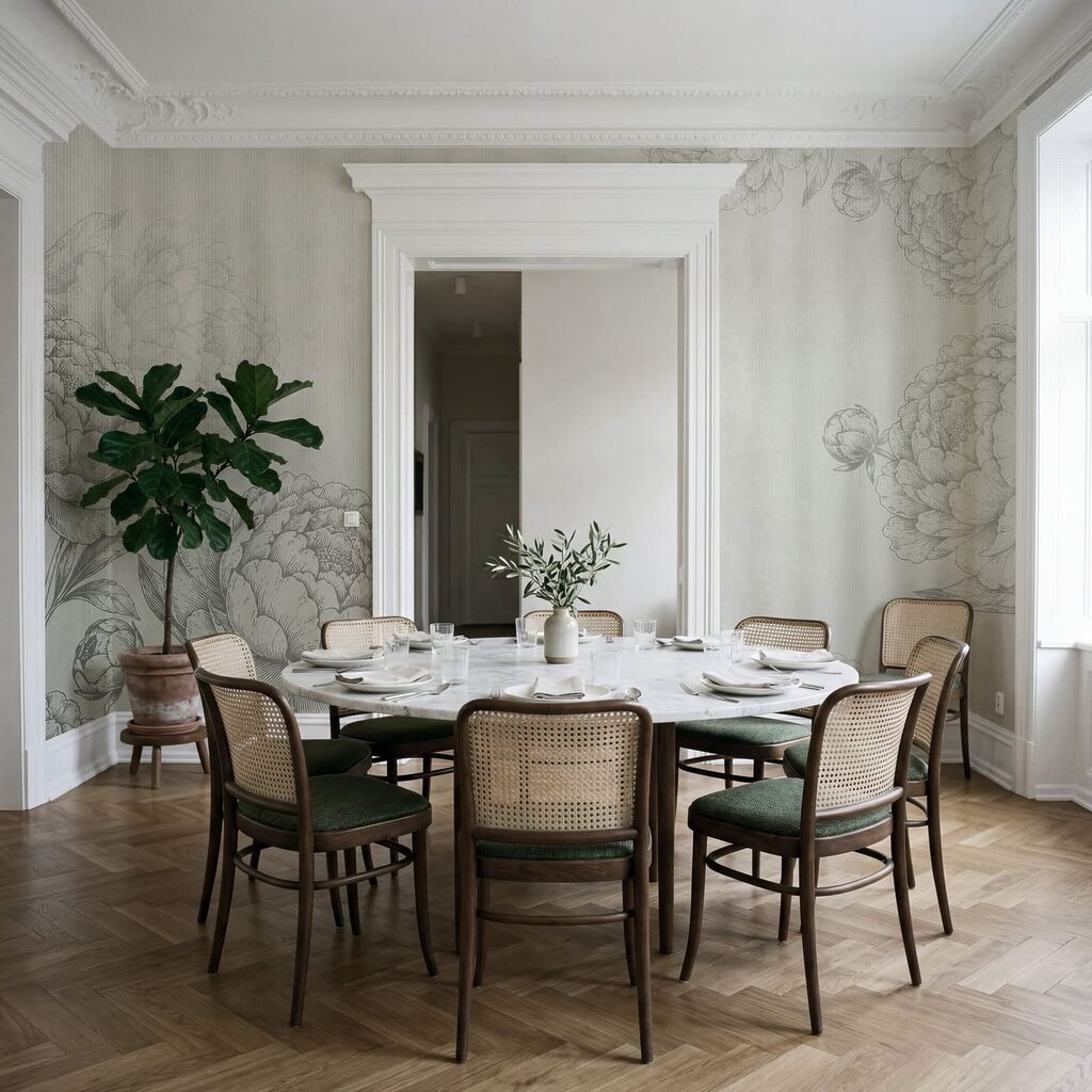Wall mural Delicate floral patterns in soft hues (SKU: t01097v1) Wall mural Delicate floral patterns in soft hues (SKU: t01097v1)