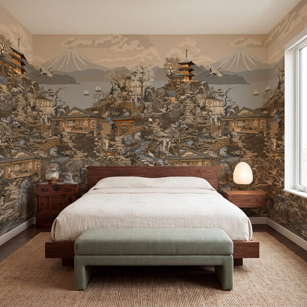 Wall mural Landscape with a mountain and a lake (SKU: t01062v1) Wall mural Landscape with a mountain and a lake (SKU: t01062v1)