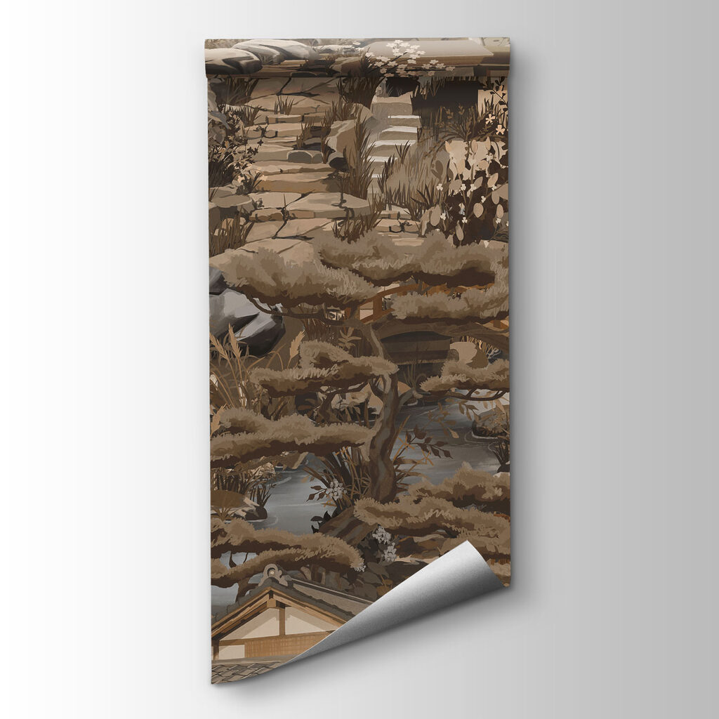 Wall mural Landscape with a mountain and a lake (SKU: t01062v1) Wall mural Landscape with a mountain and a lake (SKU: t01062v1)