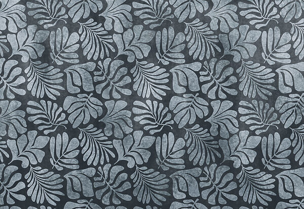 Wall mural Pattern of leaves on a black background (SKU: t01111v2) Wall mural Pattern of leaves on a black background (SKU: t01111v2)