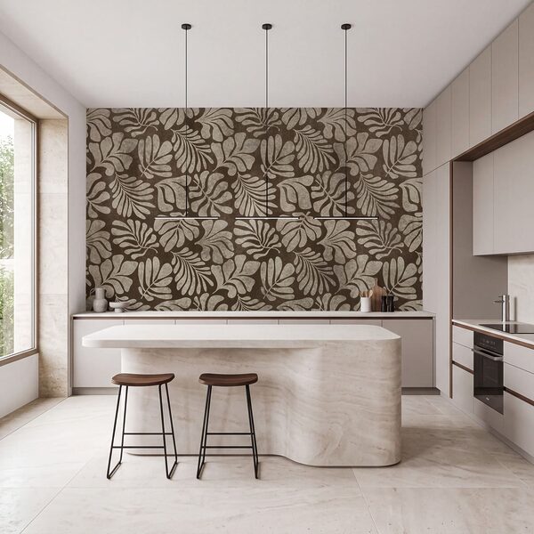 Wall mural Brown and white pattern (SKU: t01111v4) Wall mural Brown and white pattern (SKU: t01111v4)