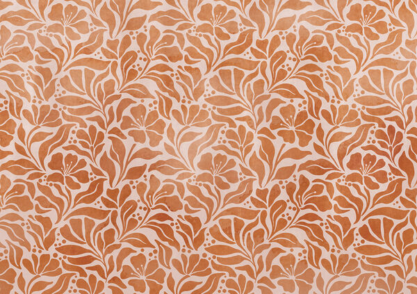 Wall mural Nature-inspired floral pattern design (SKU: t01114)