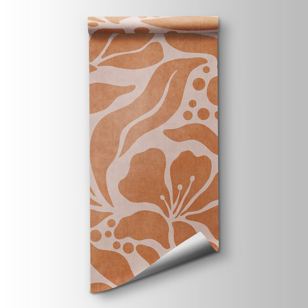 Wall mural Nature-inspired floral pattern design (SKU: t01114)