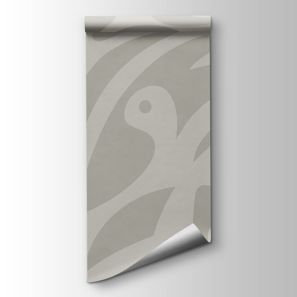Wall mural Grey and white pattern (SKU: t01070) Wall mural Grey and white pattern (SKU: t01070)