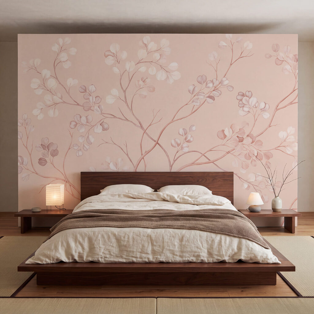 Wall mural Delicate floral pattern on soft background (SKU: t01115v4) Wall mural Delicate floral pattern on soft background (SKU: t01115v4)