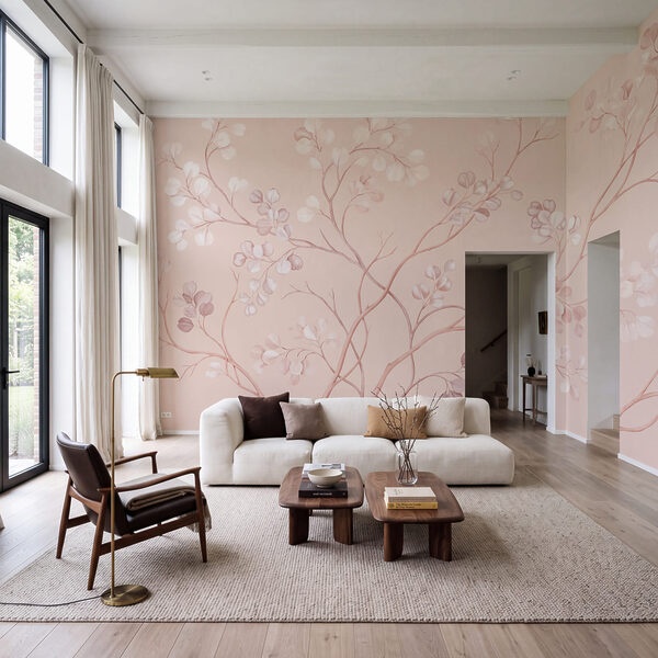 Wall mural Delicate floral pattern on soft background (SKU: t01115v4) Wall mural Delicate floral pattern on soft background (SKU: t01115v4)