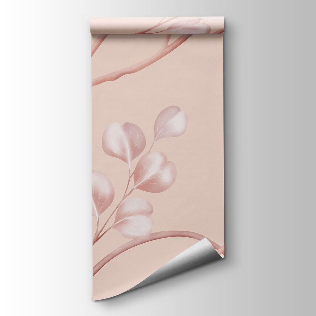 Wall mural Delicate floral pattern on soft background (SKU: t01115v4) Wall mural Delicate floral pattern on soft background (SKU: t01115v4)