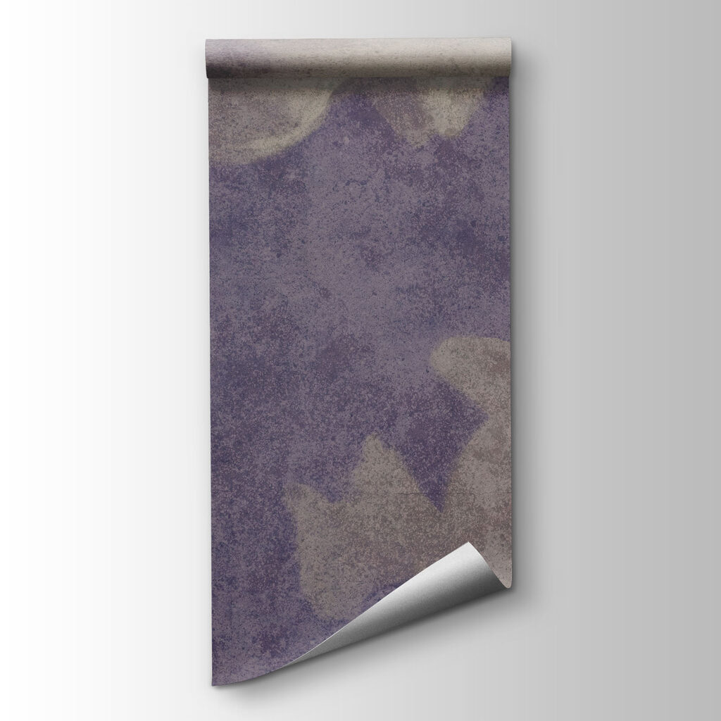 Wall mural White flowers on a purple background (SKU: t01118) Wall mural White flowers on a purple background (SKU: t01118)