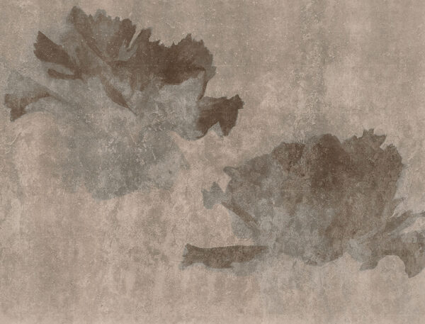 Wall mural Faded floral elegance on neutral background (SKU: t01118v1)