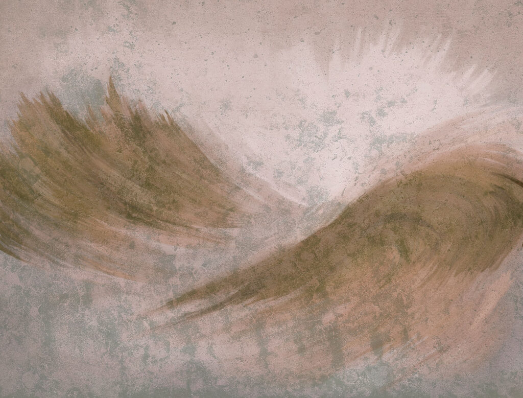 Wall mural Painting of a wave (SKU: t01119v1)