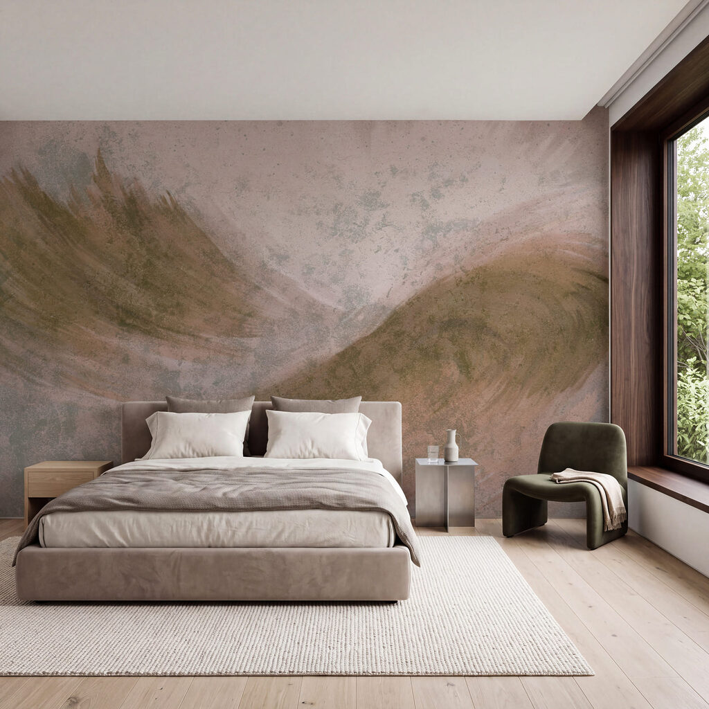 Wall mural Painting of a wave (SKU: t01119v1)