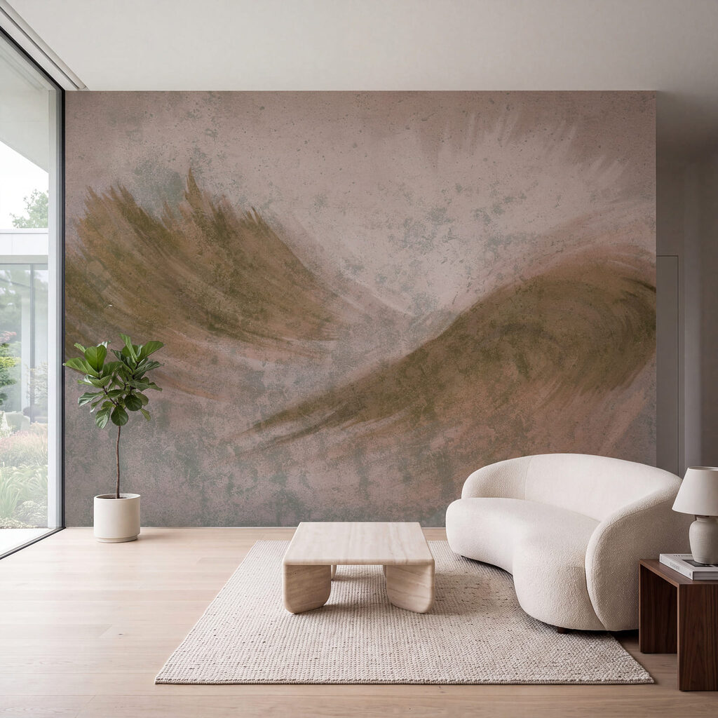 Wall mural Painting of a wave (SKU: t01119v1)