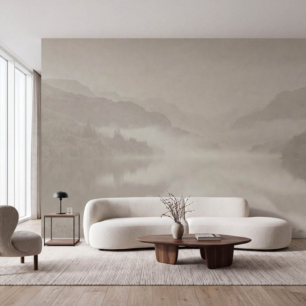 Wall mural Lake with mountains in the background (SKU: t01080) Wall mural Lake with mountains in the background (SKU: t01080)