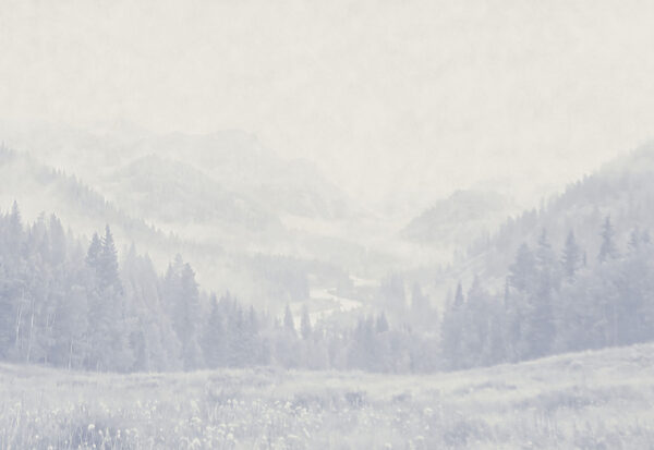 Wall mural Landscape with trees and mountains (SKU: t01084) Wall mural Landscape with trees and mountains (SKU: t01084)