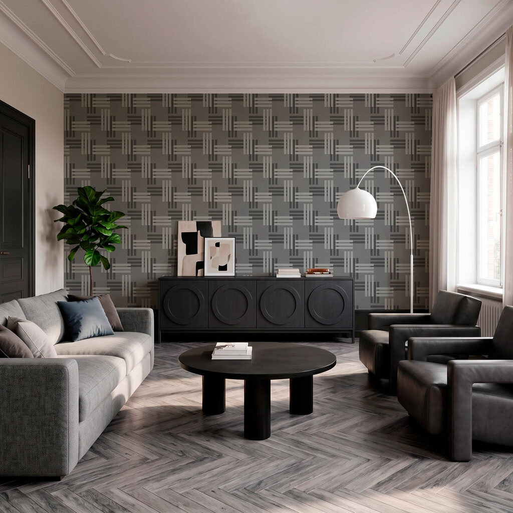 Wall mural Grey and white pattern (SKU: t01085v1) Wall mural Grey and white pattern (SKU: t01085v1)