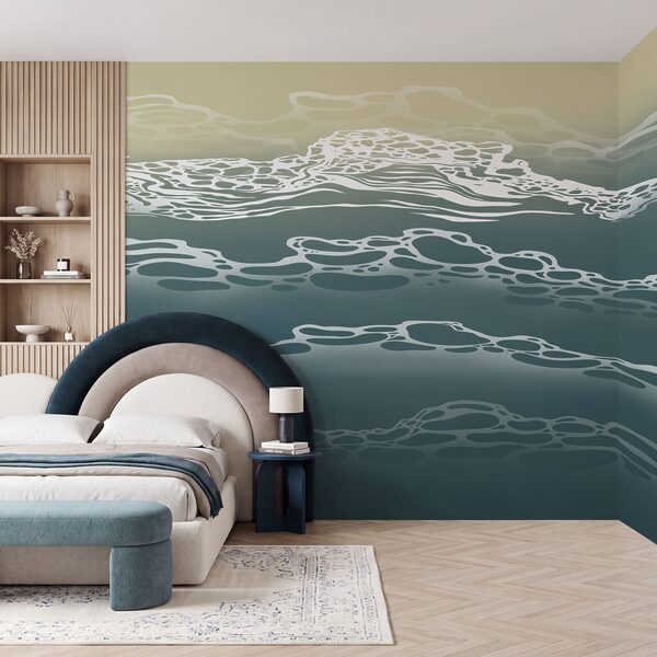 Wall mural White clouds in the sky (SKU: t01122) Wall mural White clouds in the sky (SKU: t01122)