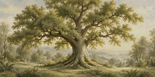 Wall mural Large tree with many branches (SKU: t01127v1)