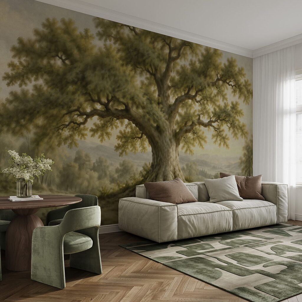 Wall mural Large tree with many branches (SKU: t01127v1)