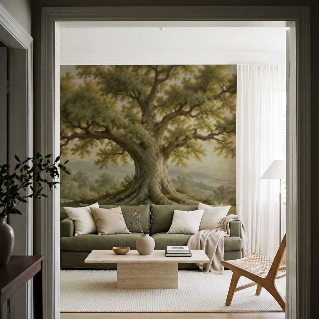 Wall mural Large tree with many branches (SKU: t01127v1)