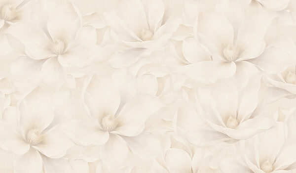 Wall mural Delicate blooms in soft colors (SKU: t01129)