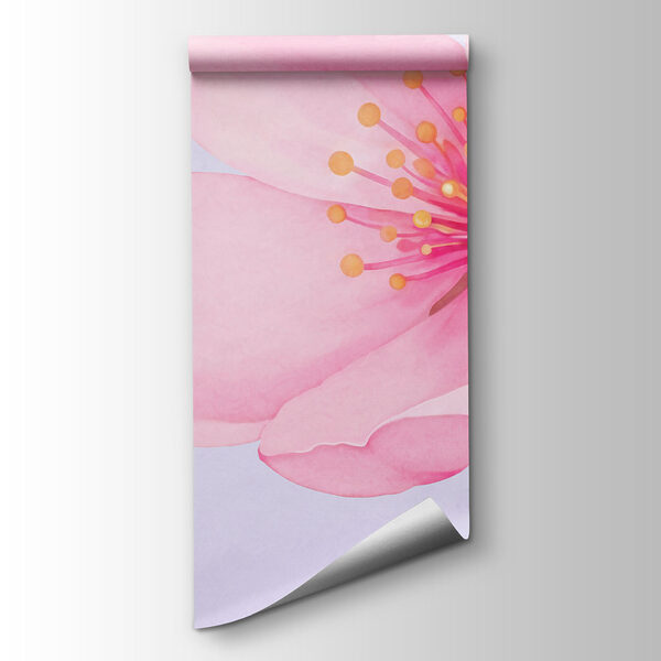 Wall mural Pattern of pink flowers (SKU: t01132v2)