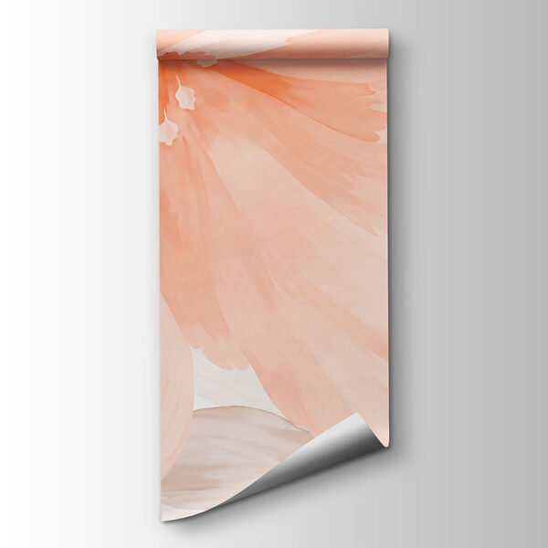 Wall mural Group of flowers on a white background (SKU: t01133)