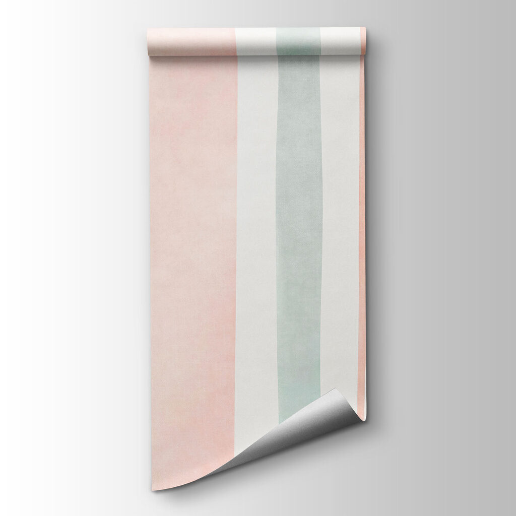 Wall mural Pink and grey striped background (SKU: t01134v1)