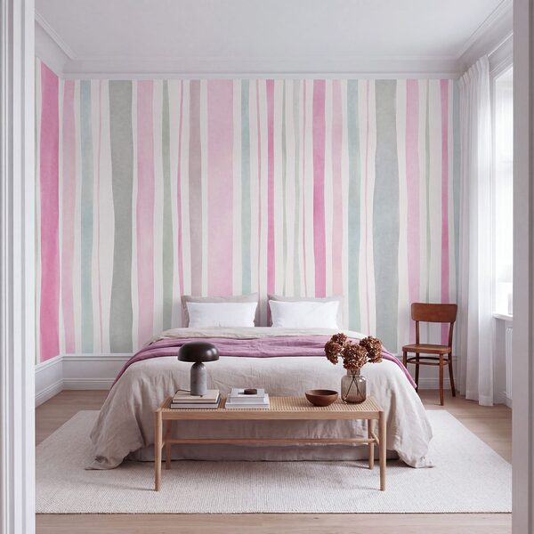 Wall mural Pink and grey striped background (SKU: t01134v3) Wall mural Pink and grey striped background (SKU: t01134v3)