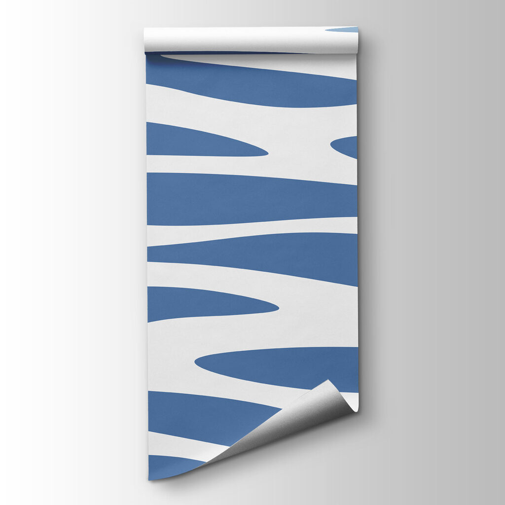 Wall mural Blue and white pattern (SKU: t01141) Wall mural Blue and white pattern (SKU: t01141)