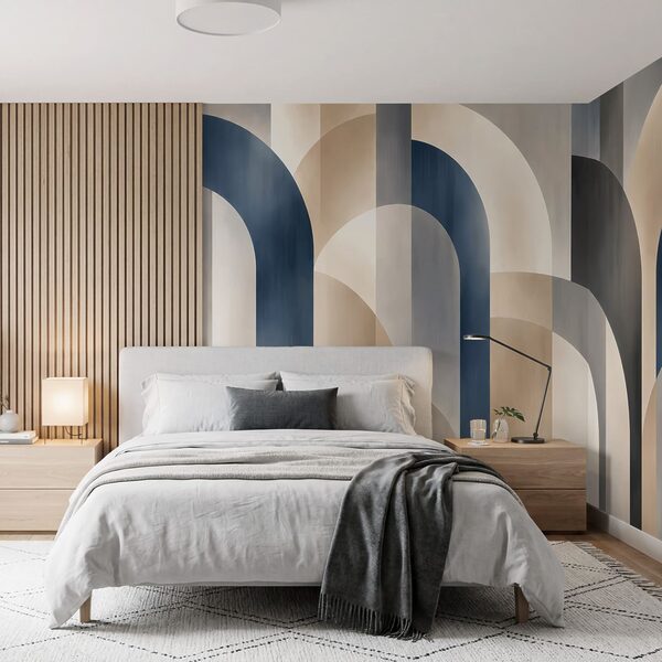 Wall mural Abstract shapes in muted tones (SKU: t01188) Wall mural Abstract shapes in muted tones (SKU: t01188)