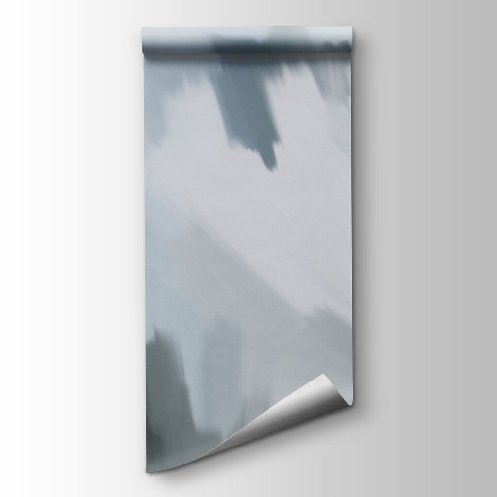 Wall mural Painting of flowers in grey and white (SKU: t01189v2) Wall mural Painting of flowers in grey and white (SKU: t01189v2)
