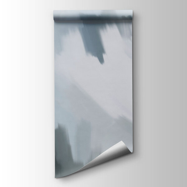 Wall mural Painting of flowers in grey and white (SKU: t01189v2) Wall mural Painting of flowers in grey and white (SKU: t01189v2)